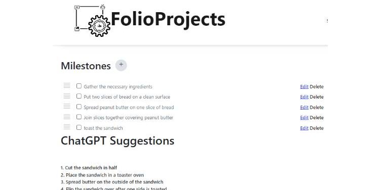 ai project management application