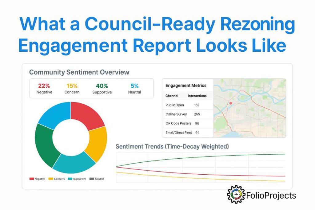 de-risk rezoning with an engagement report