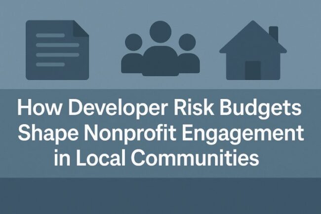 developer funded nonprofit with CACs
