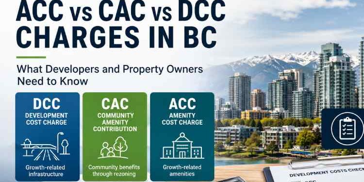 DCC VS CAC VS ACC development charges